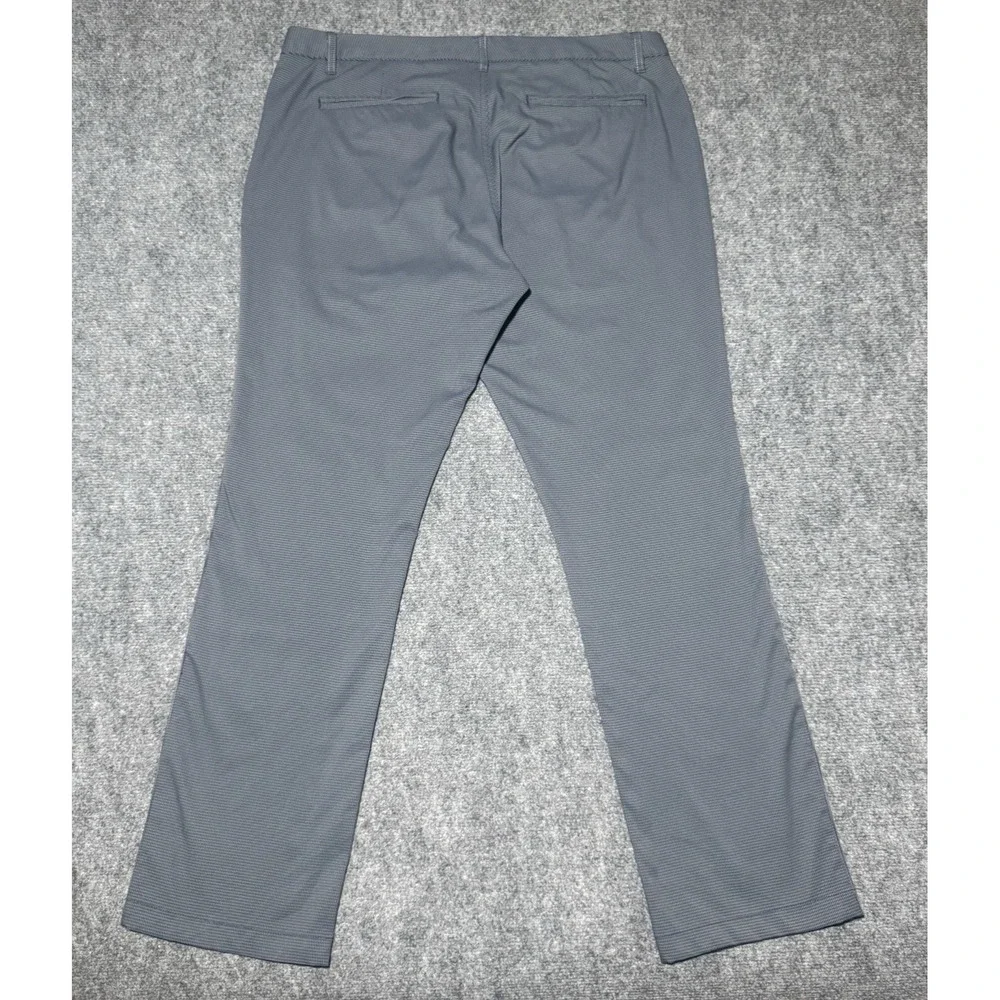 Bonobos Maide Golf Pants Men 38x31.5 Houndstooth Performance Chino Slim Straight